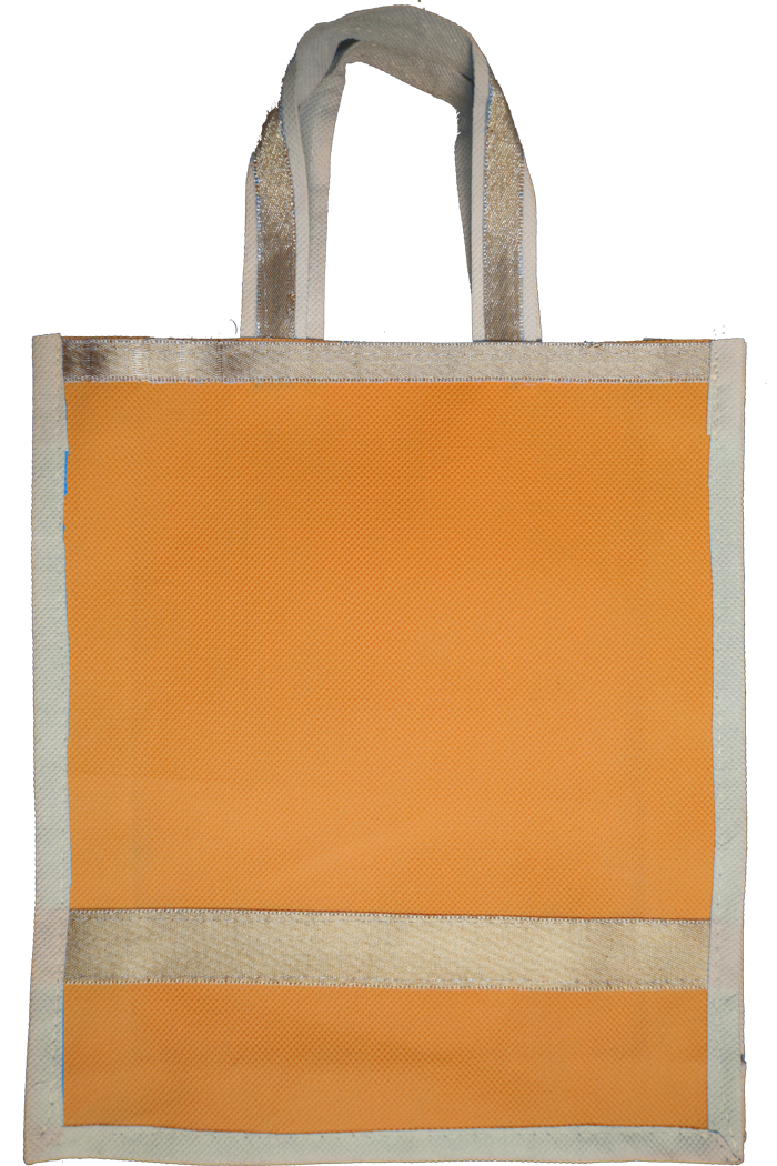 Designer Wedding Thamboolam Bag with Gold lace Non woven