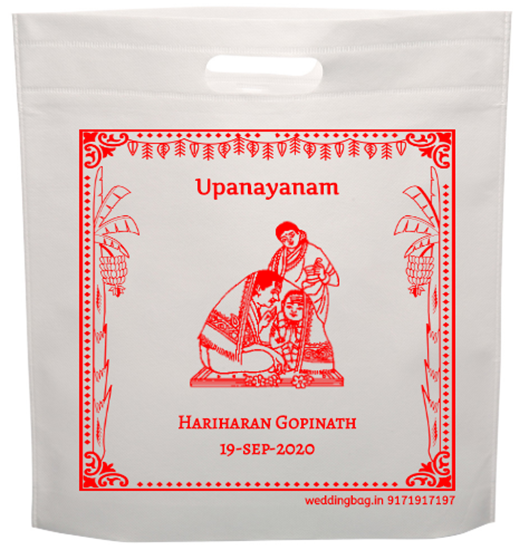 Upanayanam Return Gift Thamboolam Bag Non Woven Thamboolam bags